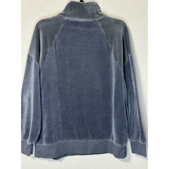 Wild Fable Womens 1/4 Zip Collared Sweatshirt Gray Size Large - Picture 9 of 11
